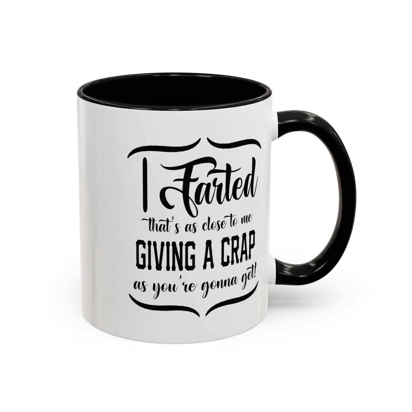 Giving a Crap-Accent Coffee Mug (11, 15oz)