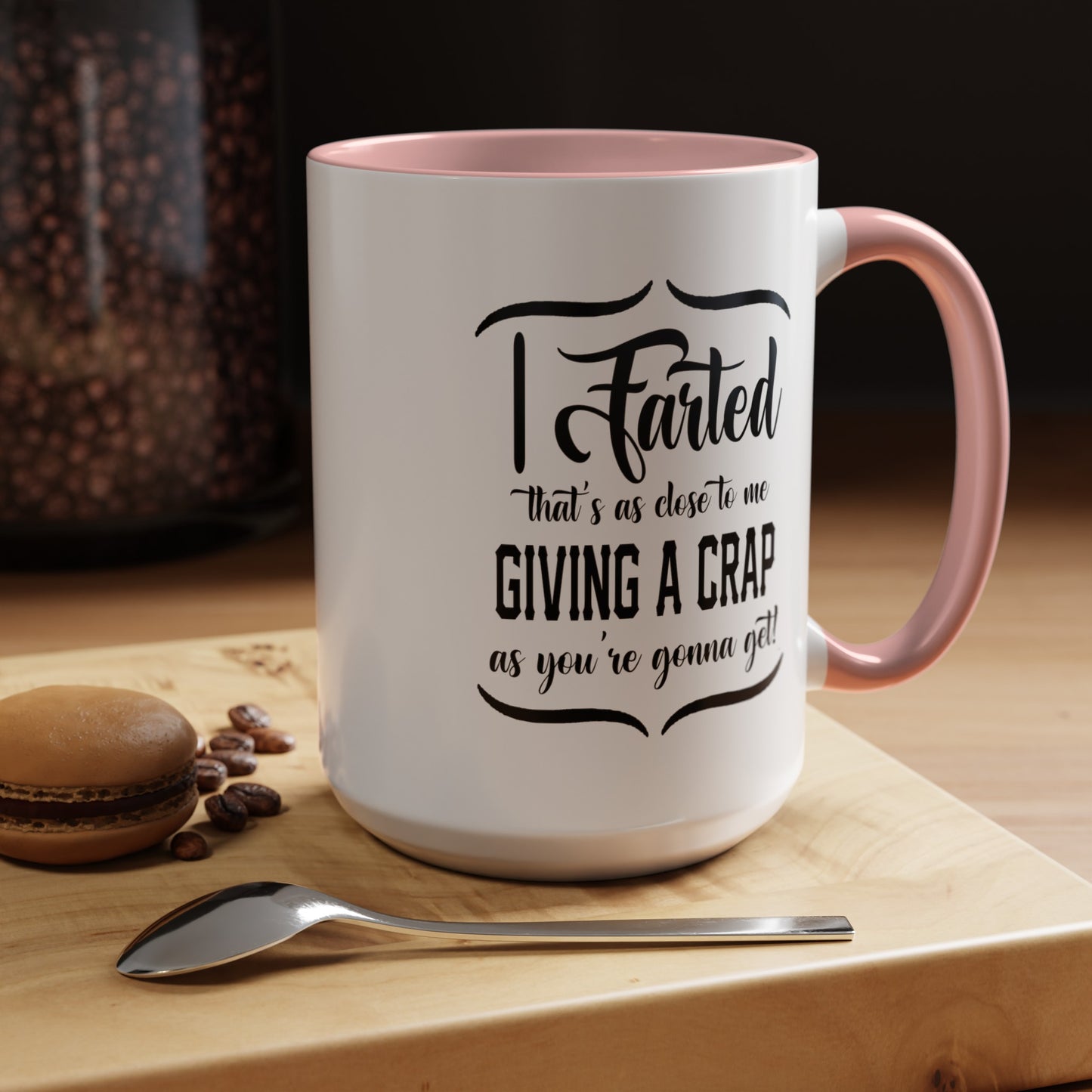 Giving a Crap-Accent Coffee Mug (11, 15oz)