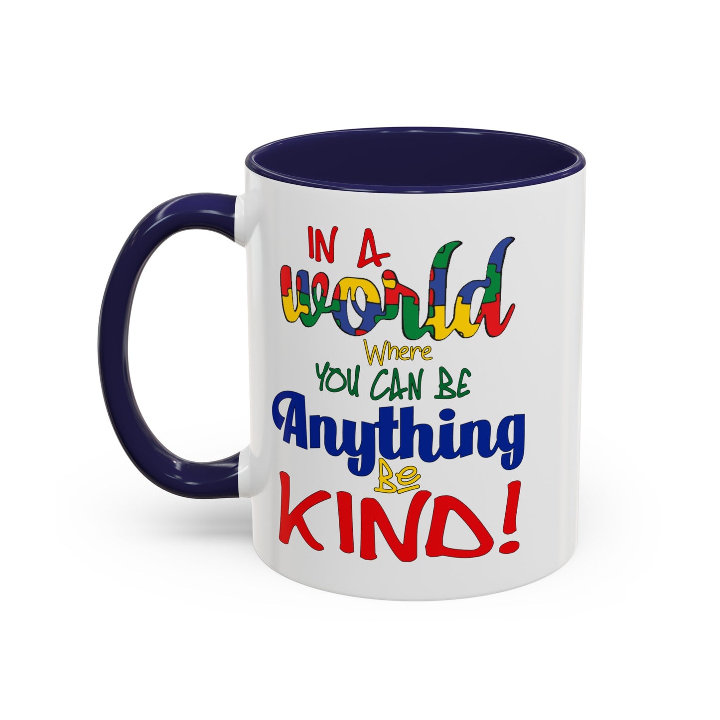 Be Kind-Accent Coffee Mug (11, 15oz)