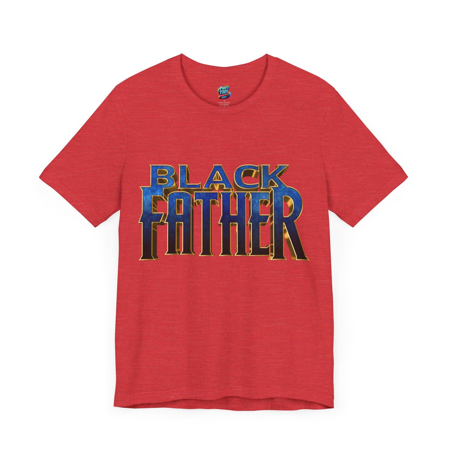 Black Father Panther Style-Jersey Knit T-Shirt