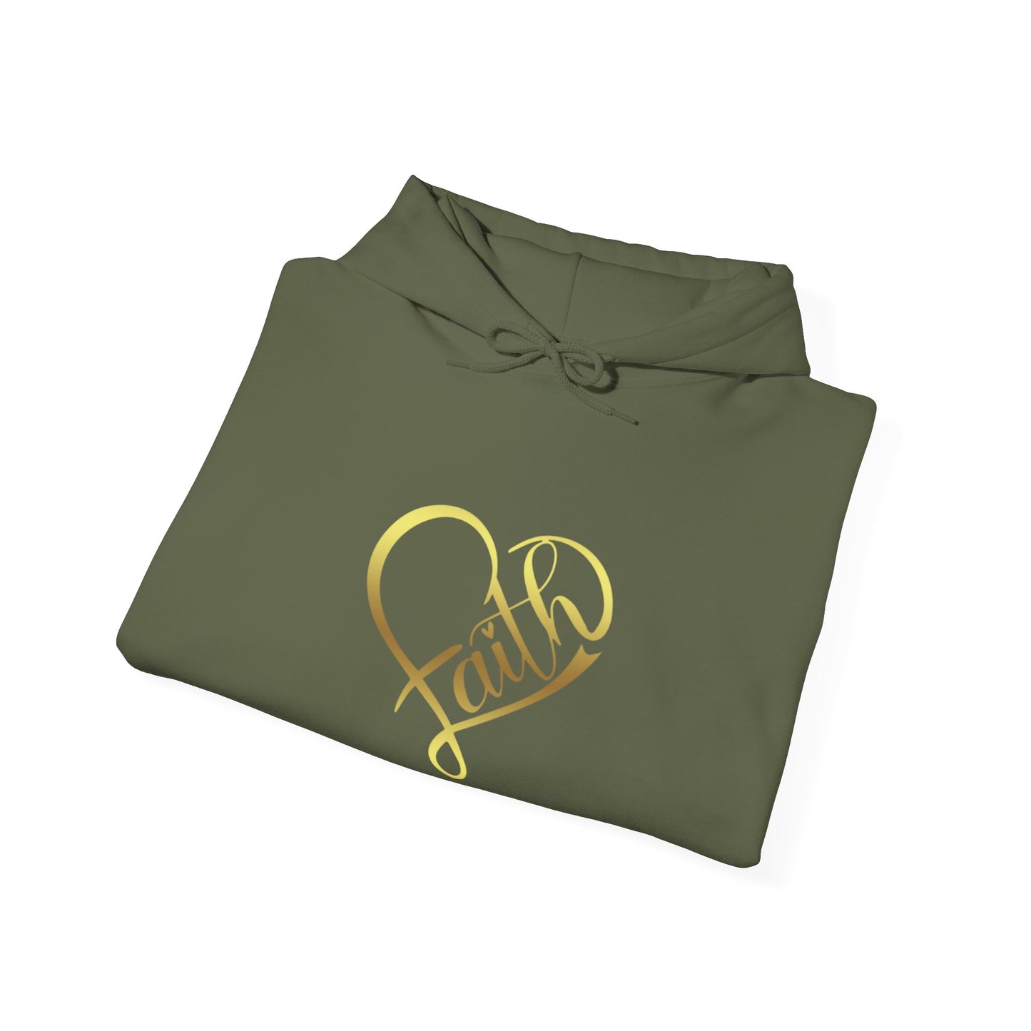 Faith Heart-Heavy Blend™ Classic Hoodie