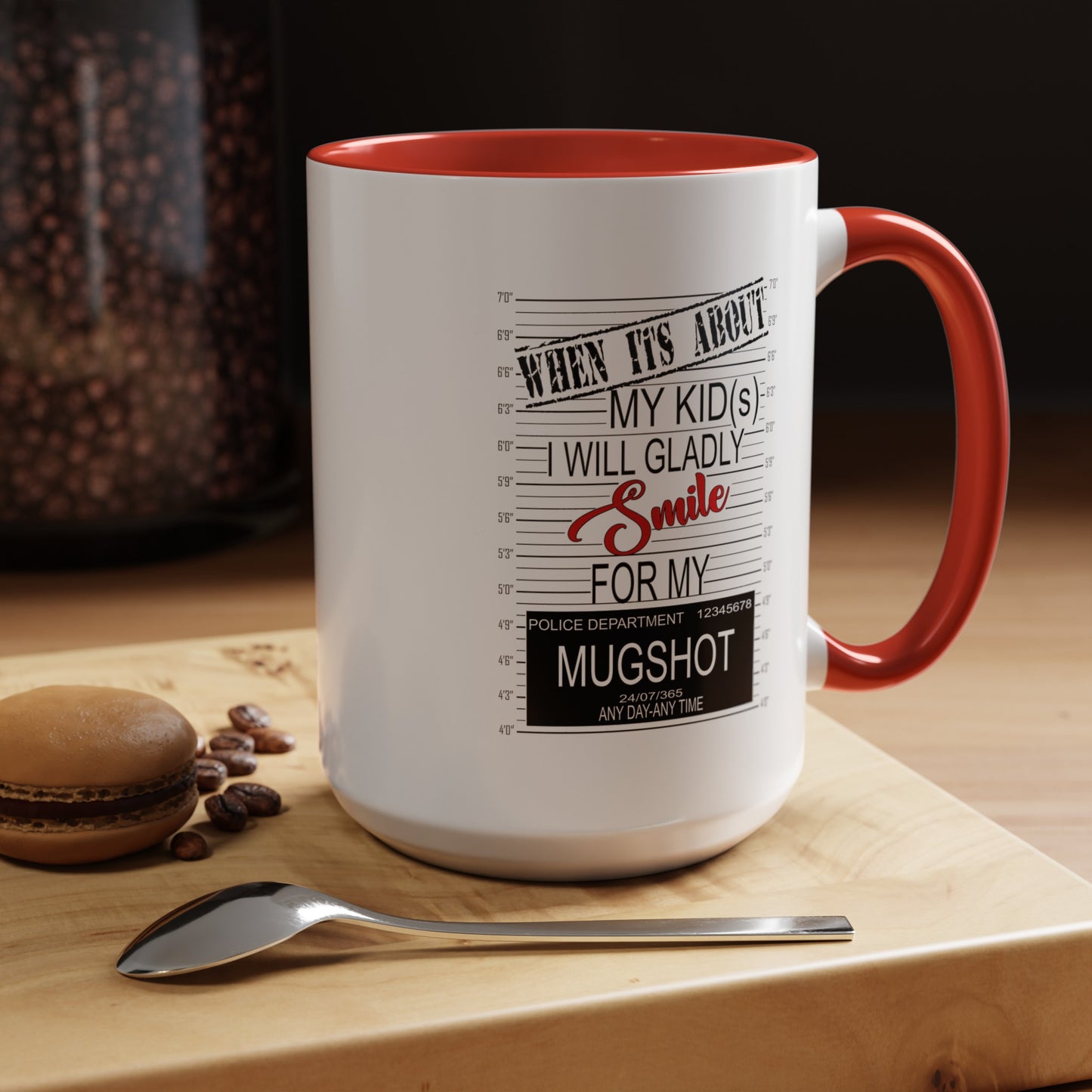 Mugshot-Accent Coffee Mug (11, 15oz)