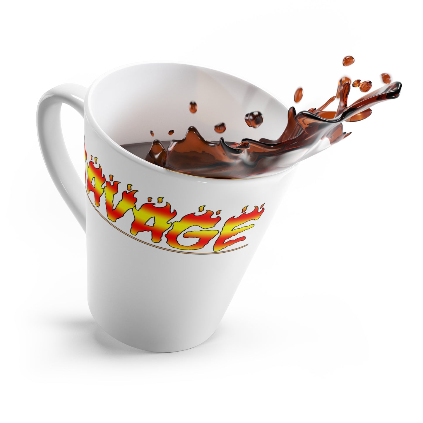 Savage Fire-Latte Mug, 12oz