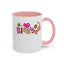 Blessed Flowers-Accent Coffee Mug (11, 15oz)