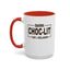 Dark Choc-Lit-Accent Coffee Mug (11, 15oz)