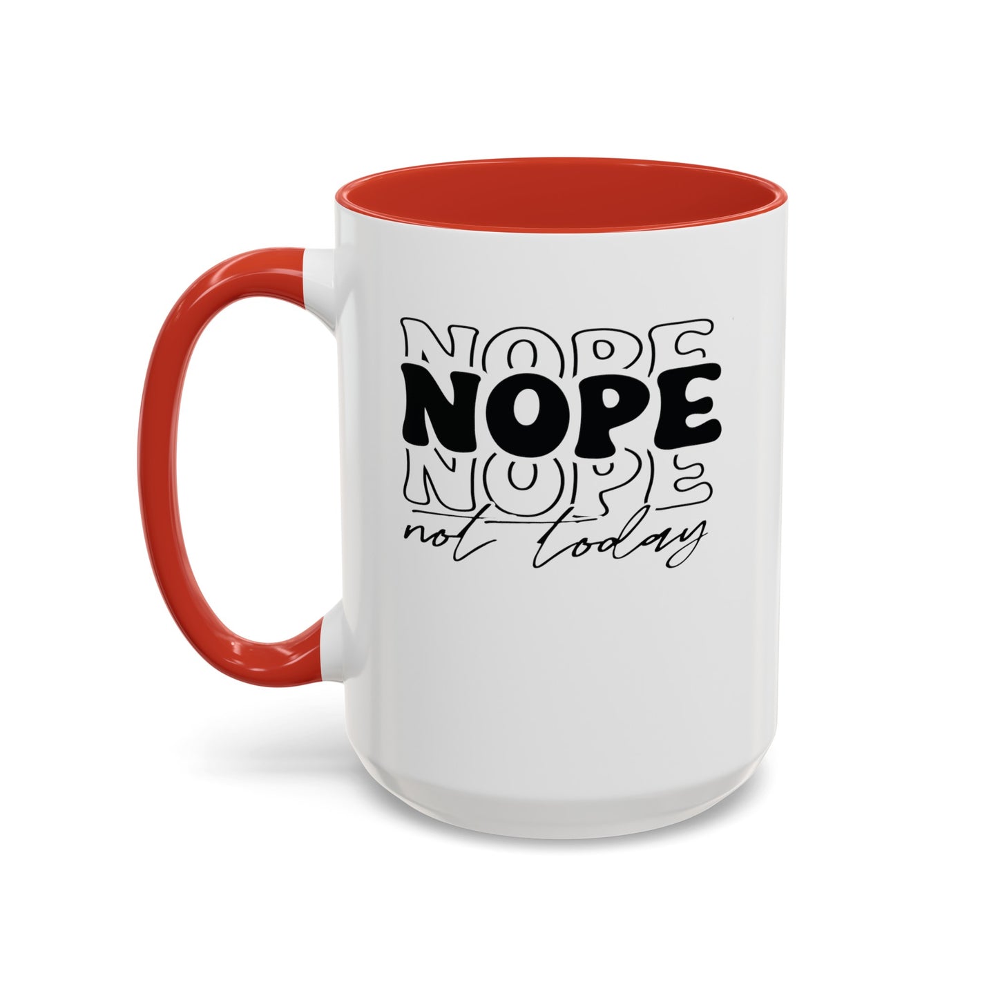 Nope-Accent Coffee Mug (11, 15oz)