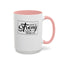 She is Strong-Accent Coffee Mug (11, 15oz)