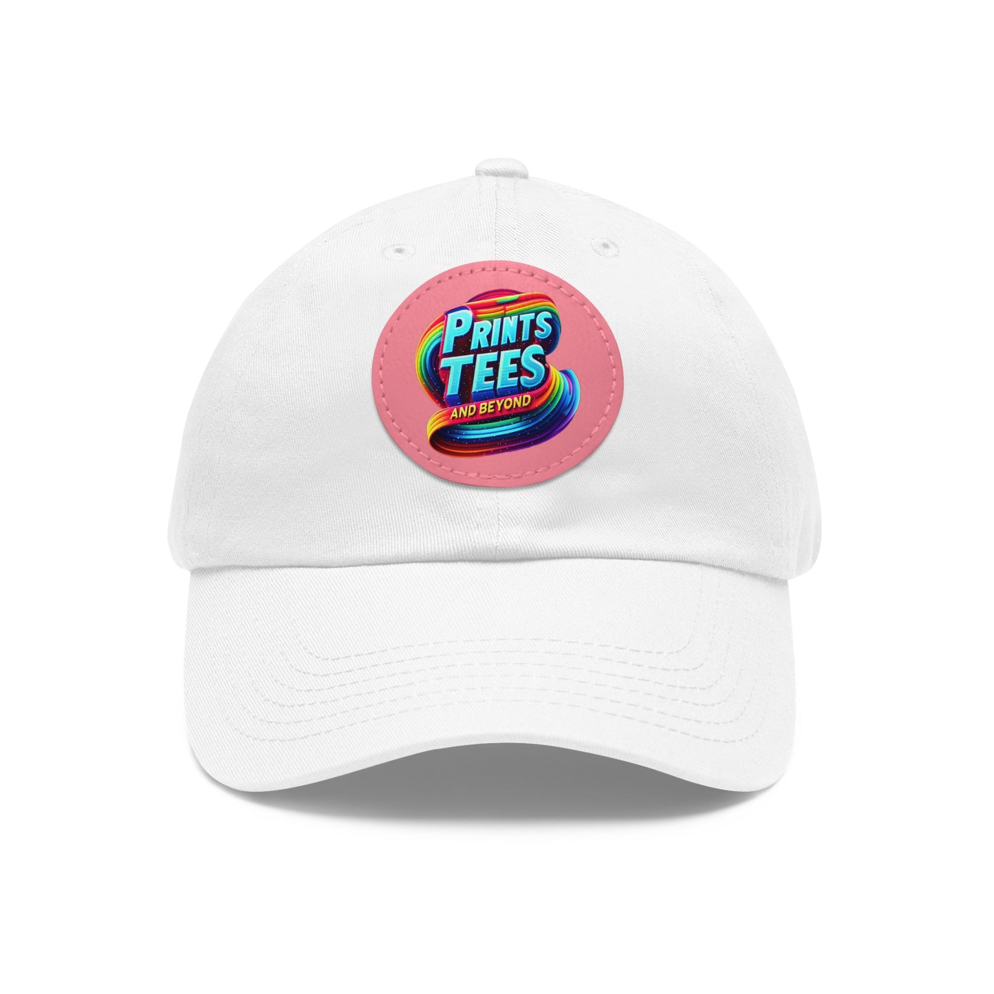 PTB-Dad Hat with Leather Patch (Round)