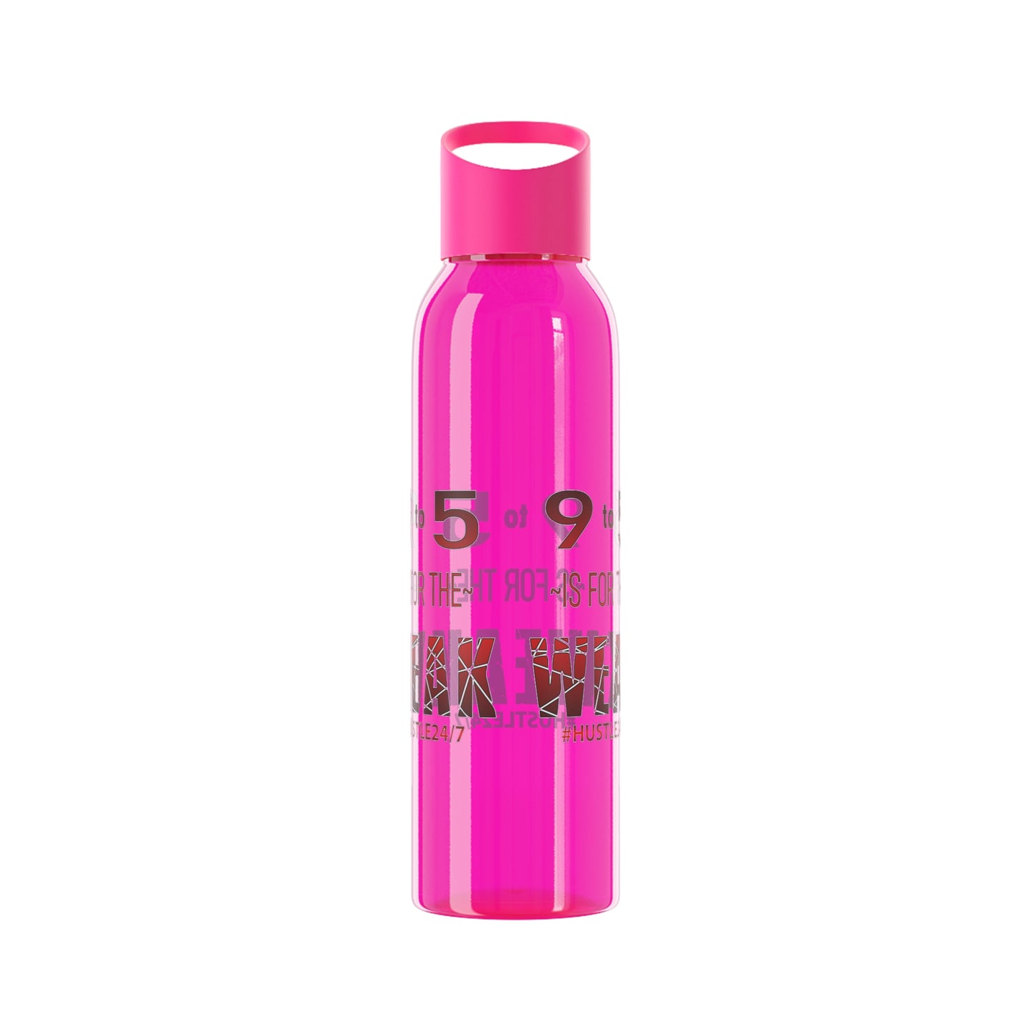 9 to 5-Sky Water Bottle, 21.9oz