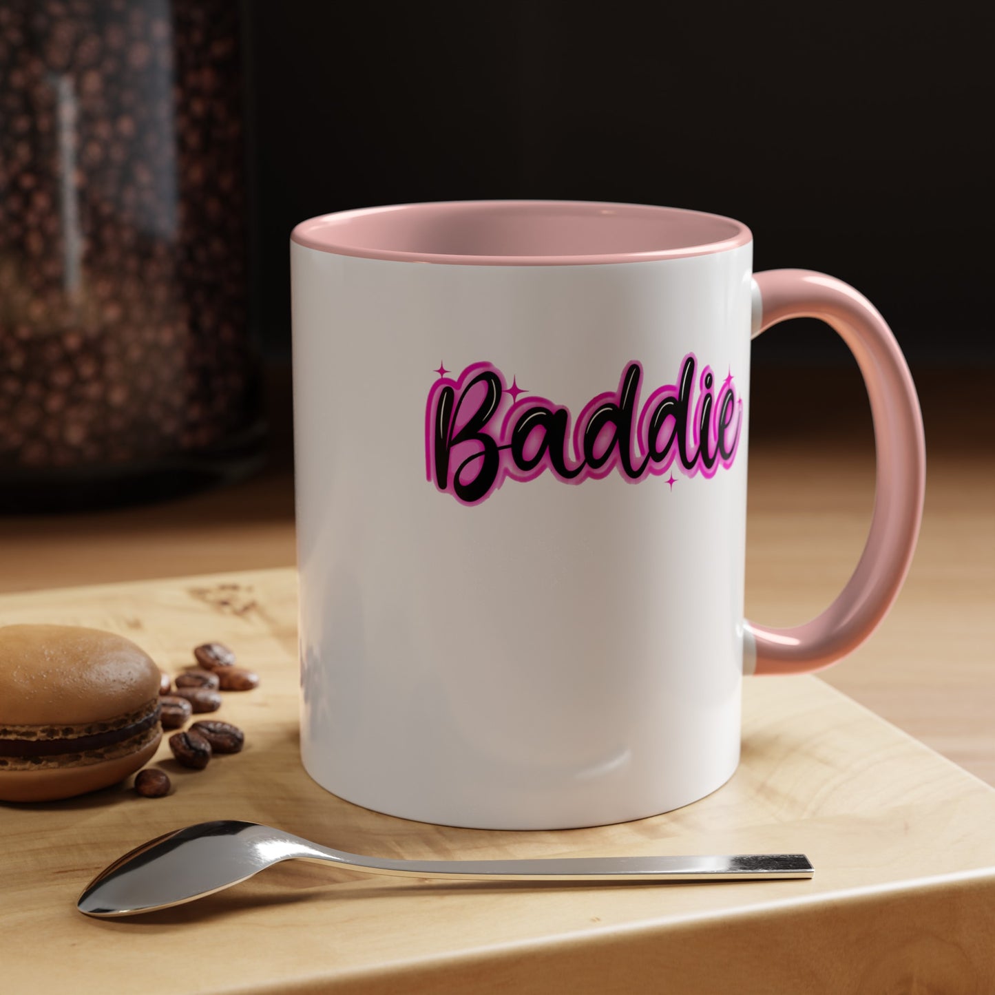 Baddie Gradient-Accent Coffee Mug (11, 15oz)