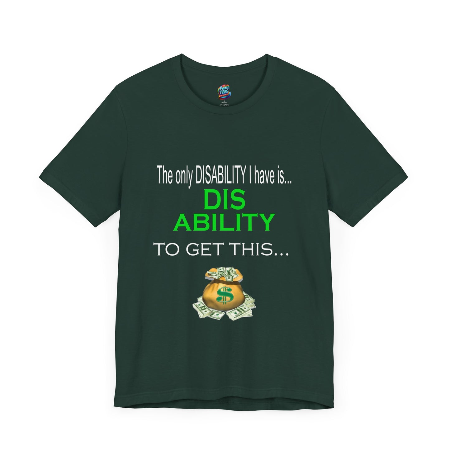 Disability-Jersey Knit T-Shirt