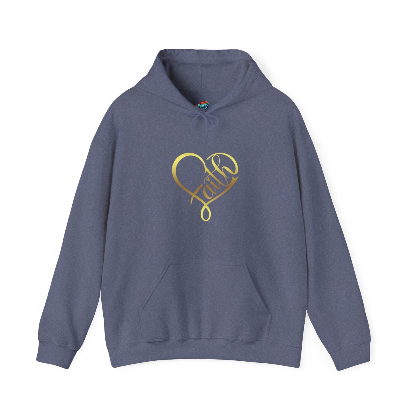 Faith Heart-Heavy Blend™ Classic Hoodie