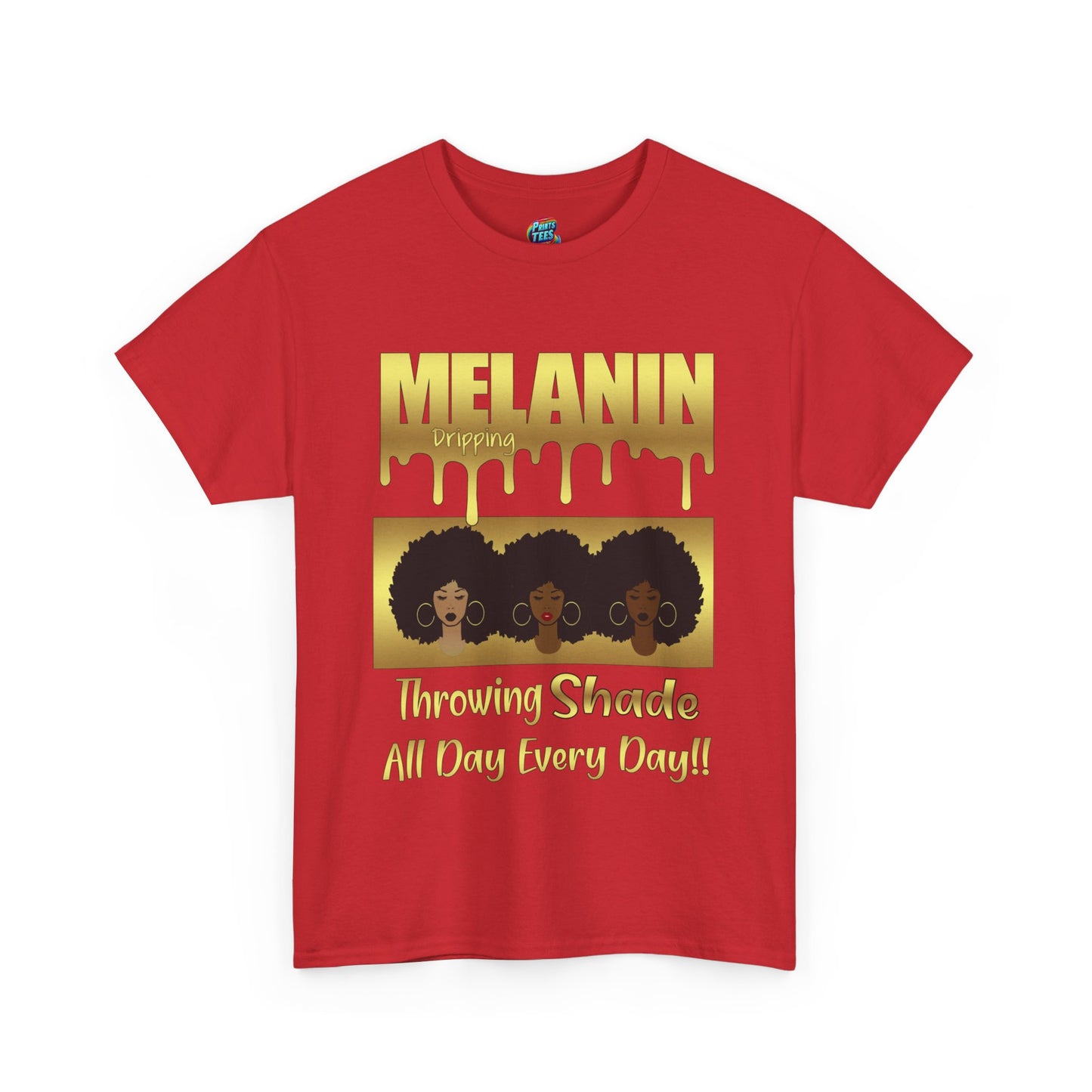 Melanin Dripping-Heavy Cotton Classic Tee