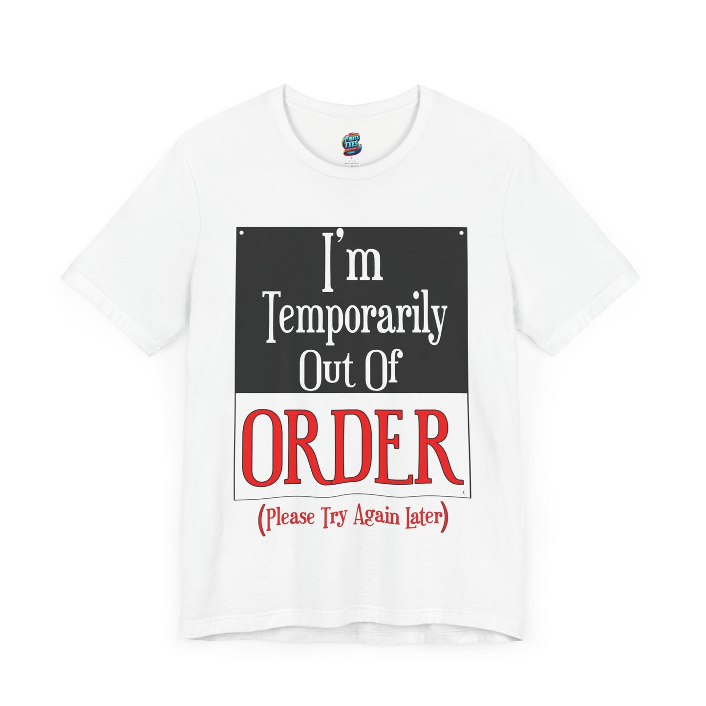 Out Of Order-Jersey Knit T-Shirt