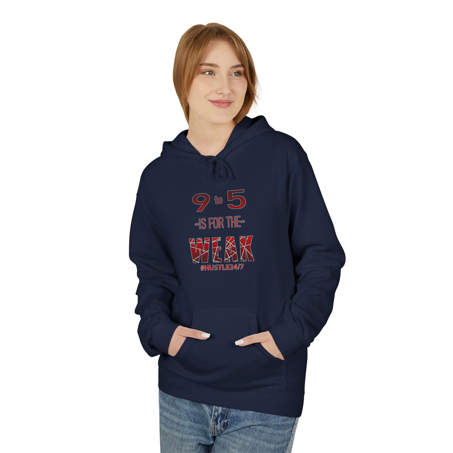 9 to 5-Midweight Softstyle Fleece Hoodie