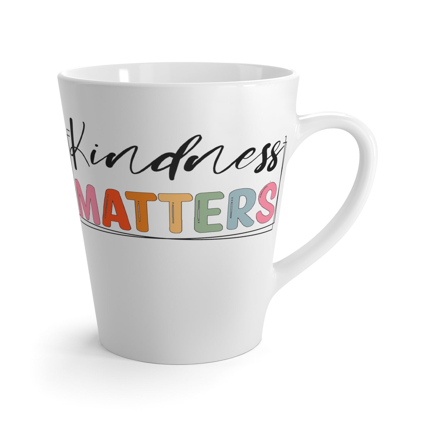 Kindness Matters-Latte Mug, 12oz