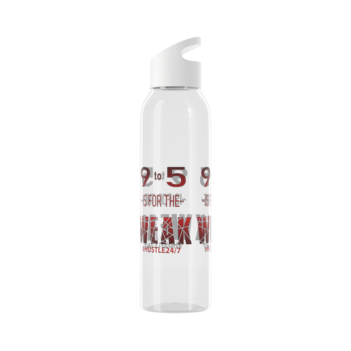 9 to 5-Sky Water Bottle, 21.9oz