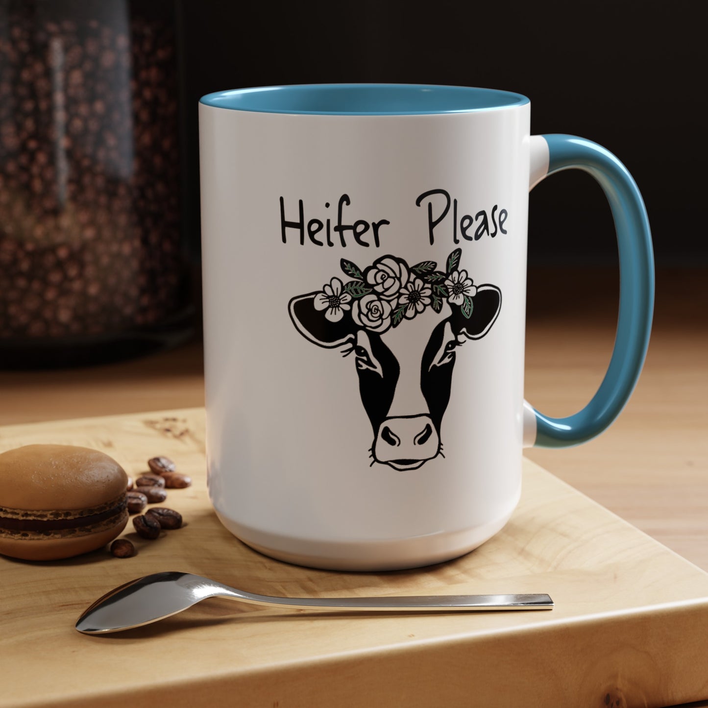 Heifer Please-Accent Coffee Mug (11, 15oz)