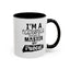 Master Peace-Black-Accent Coffee Mug (11, 15oz)
