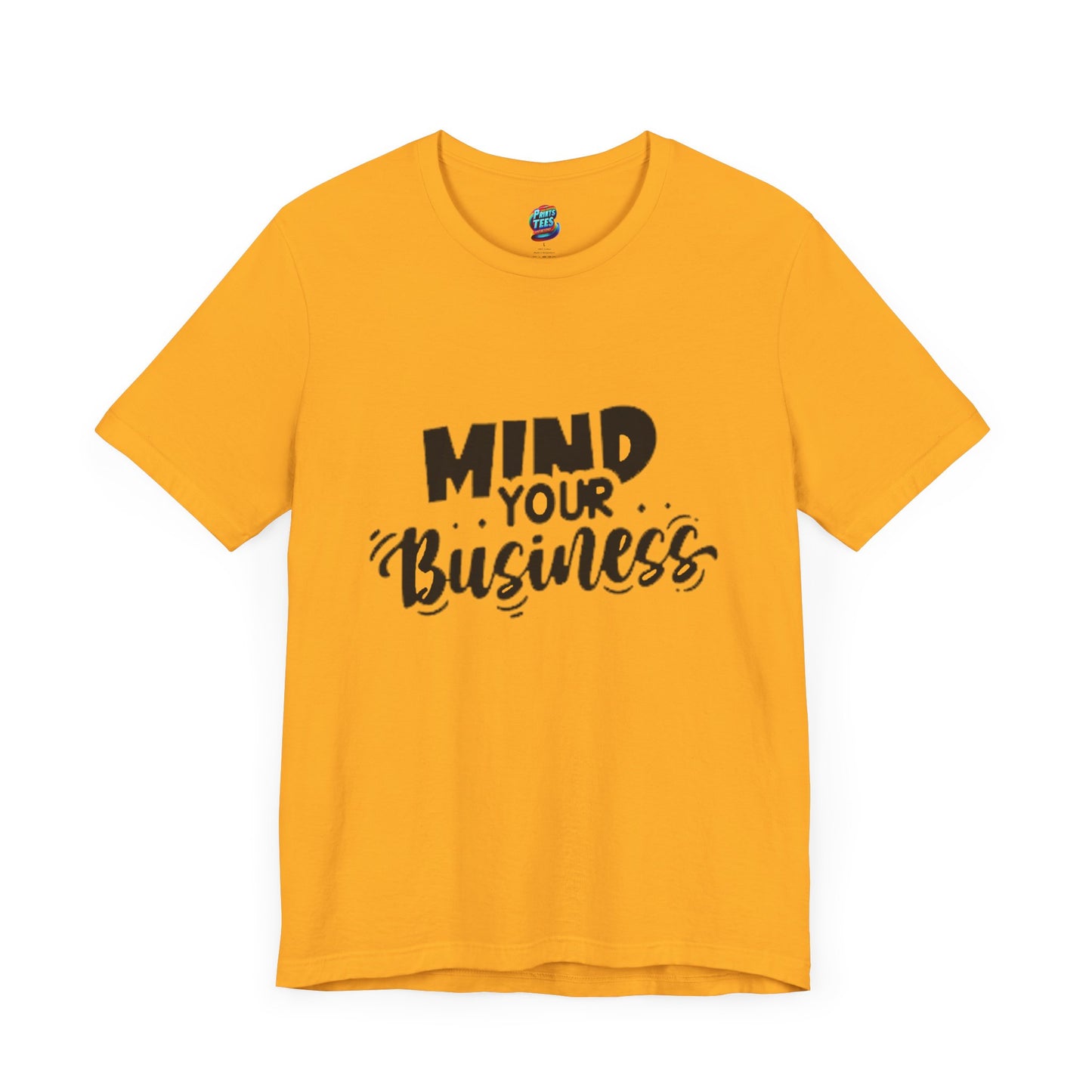 Mind Your Business-Jersey Knit T-Shirt