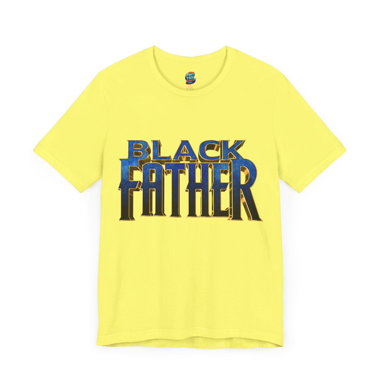 Black Father Panther Style-Jersey Knit T-Shirt