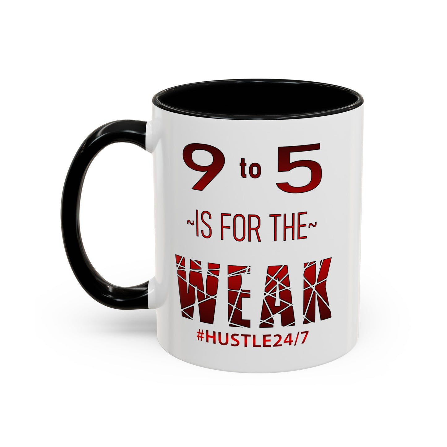 9 to 5-Accent Coffee Mug (11oz, 150z)