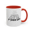 Stop Cussing-Accent Coffee Mug (11, 15oz)