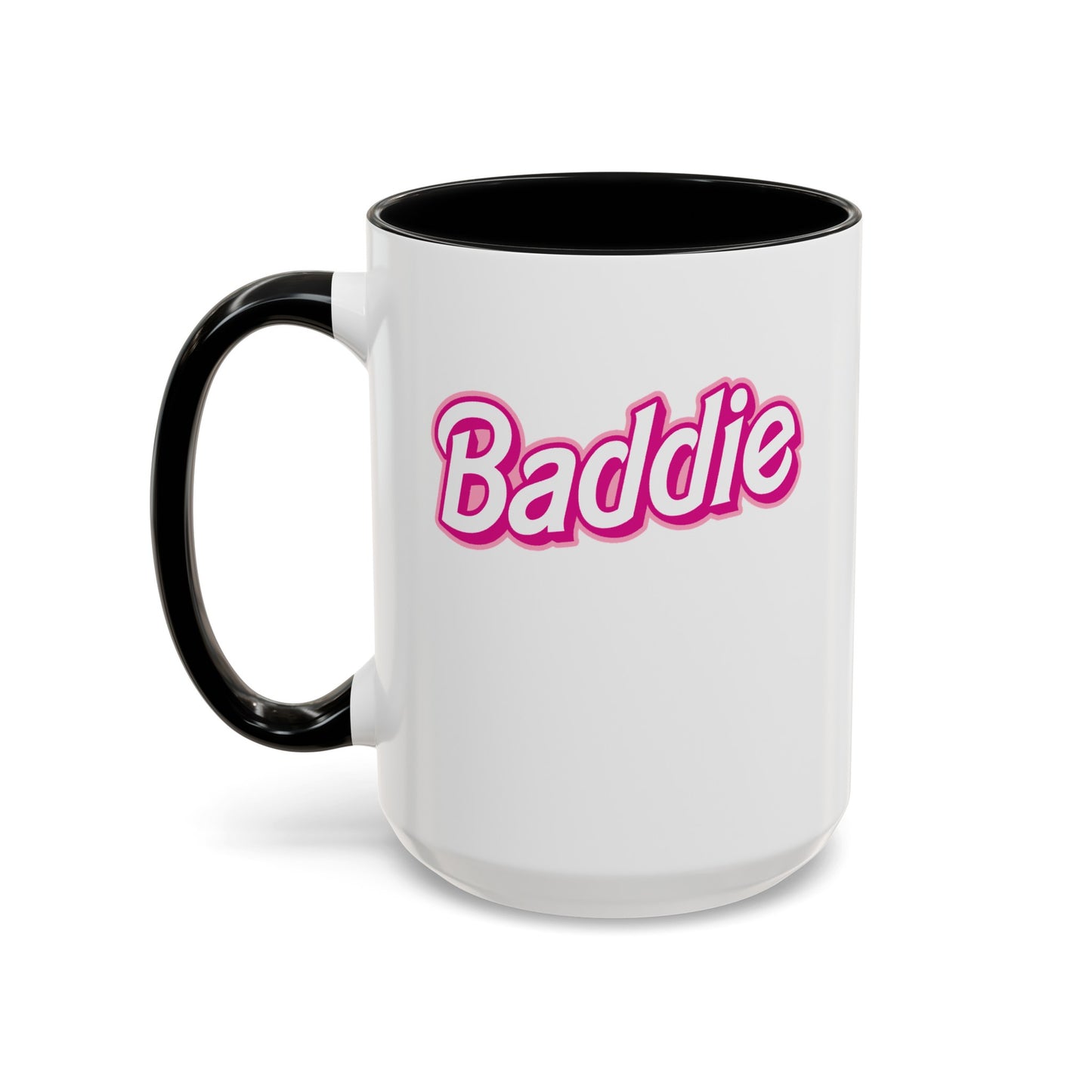 Pink Baddie-Accent Coffee Mug (11, 15oz)