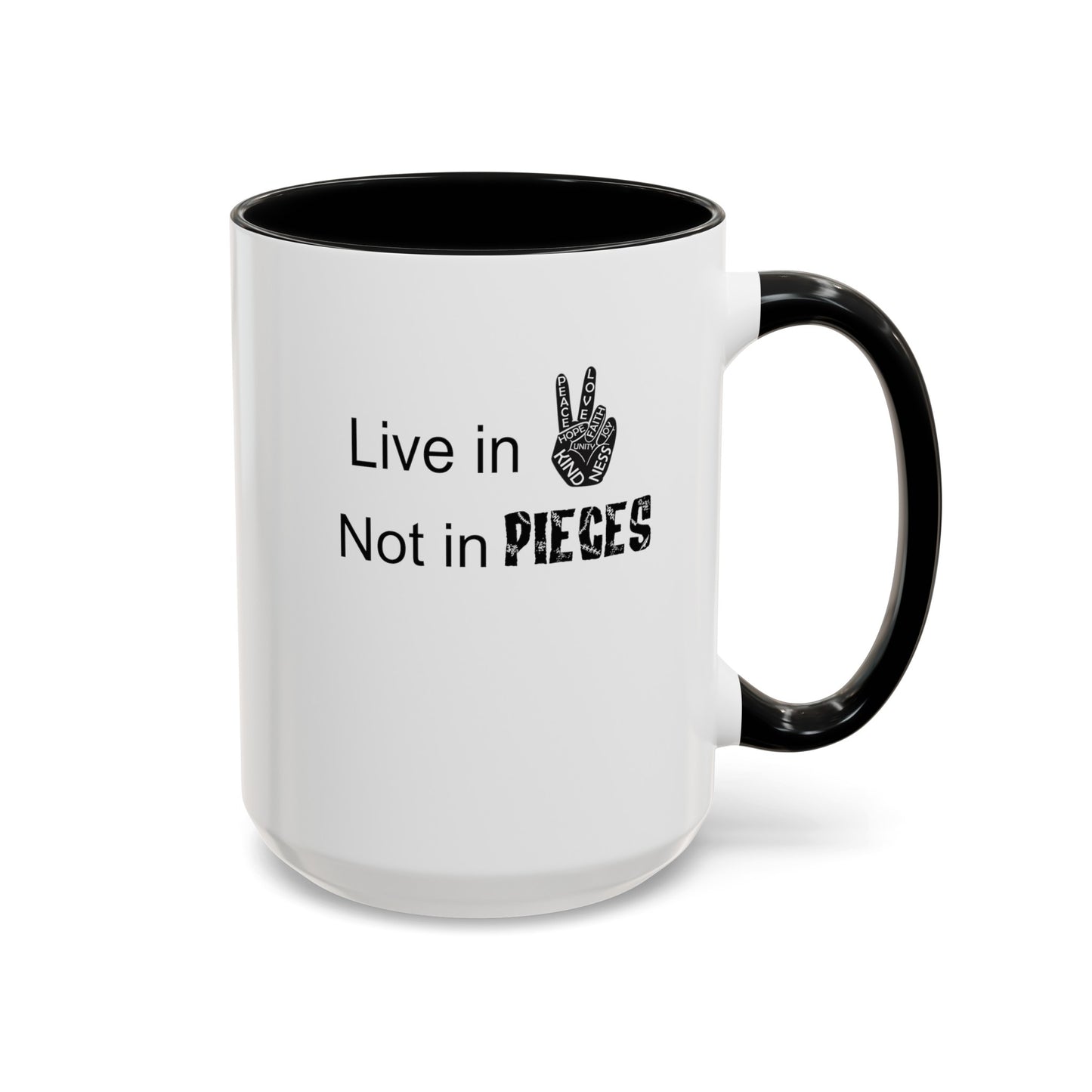 In Peace-Accent Coffee Mug (11, 15oz)