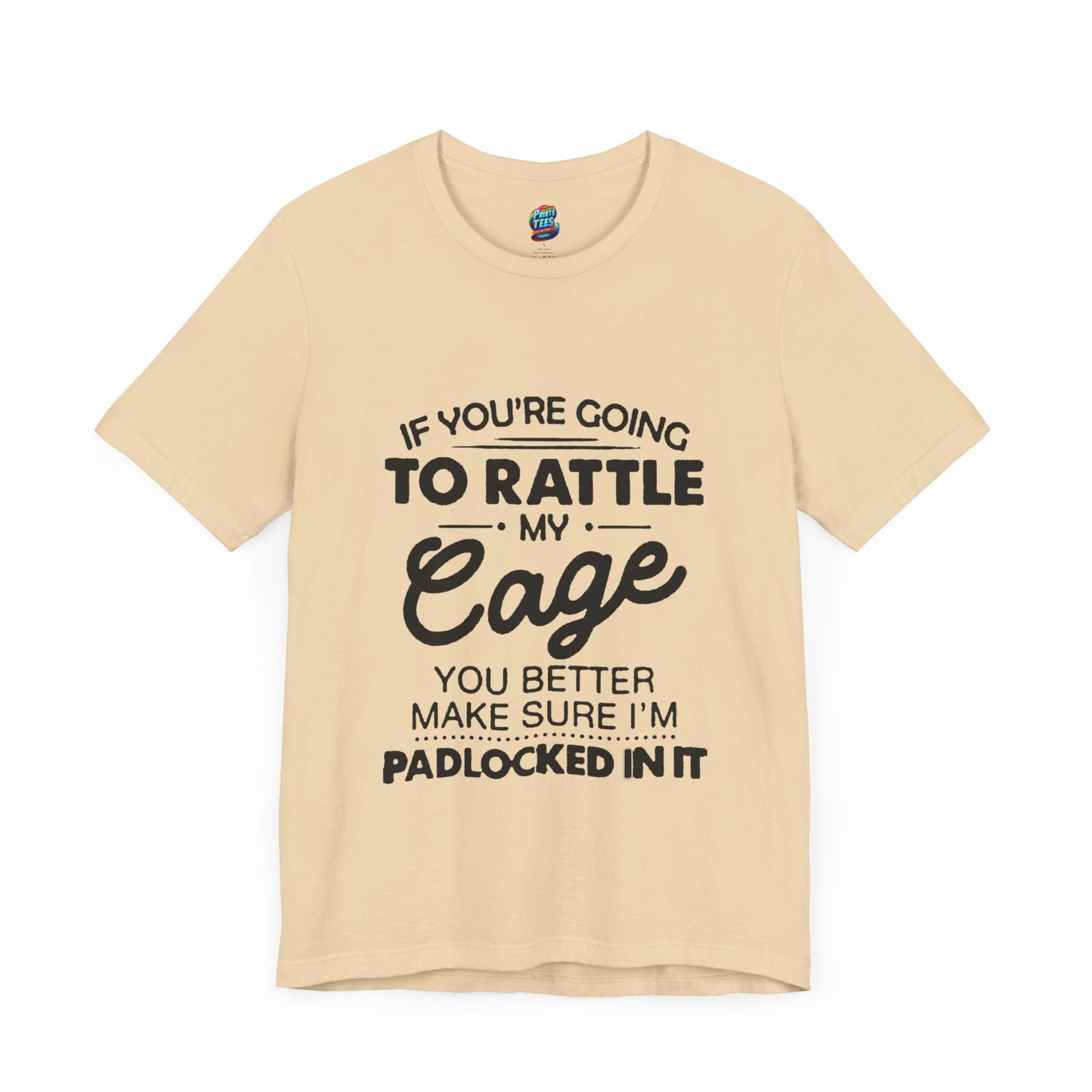 Rattle My Cage-Jersey Knit T-Shirt