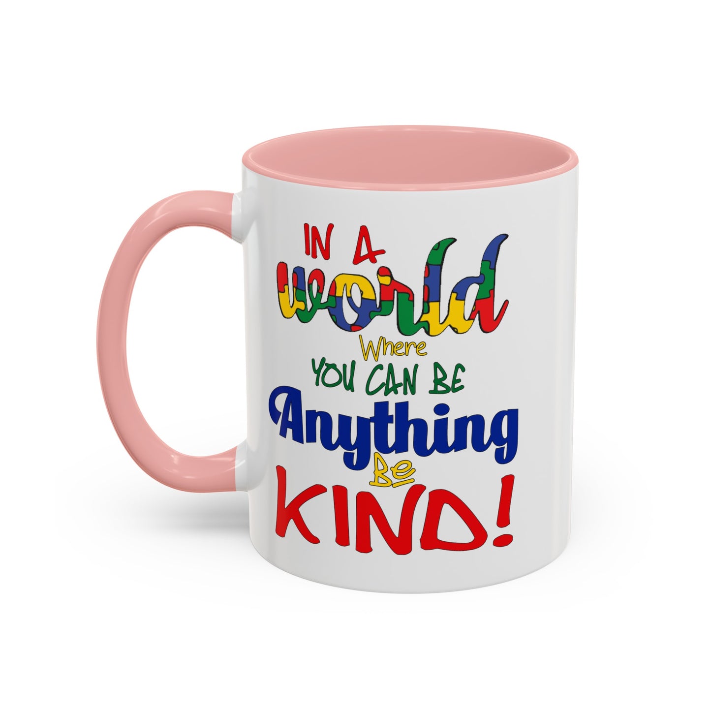 Be Kind-Accent Coffee Mug (11, 15oz)
