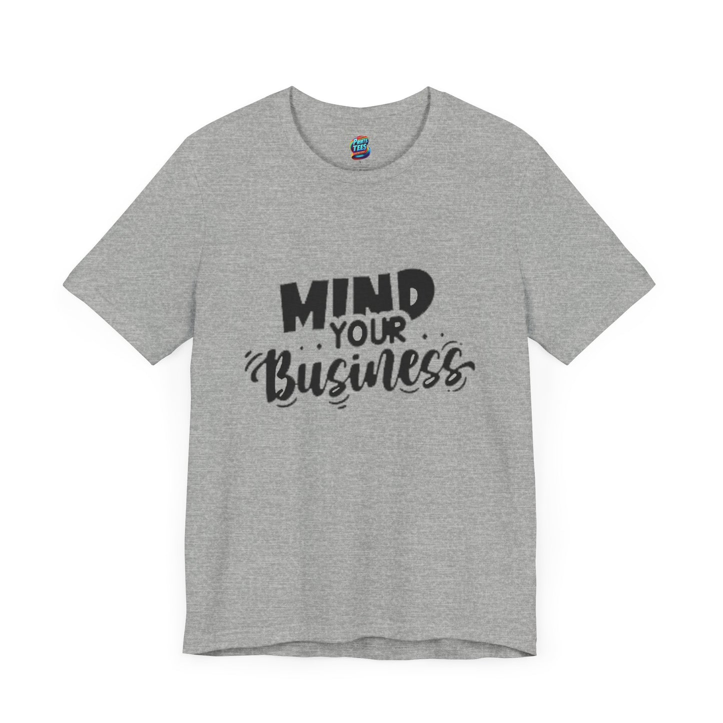 Mind Your Business-Jersey Knit T-Shirt