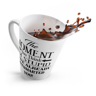 Outsmarted-Latte Mug, 12oz