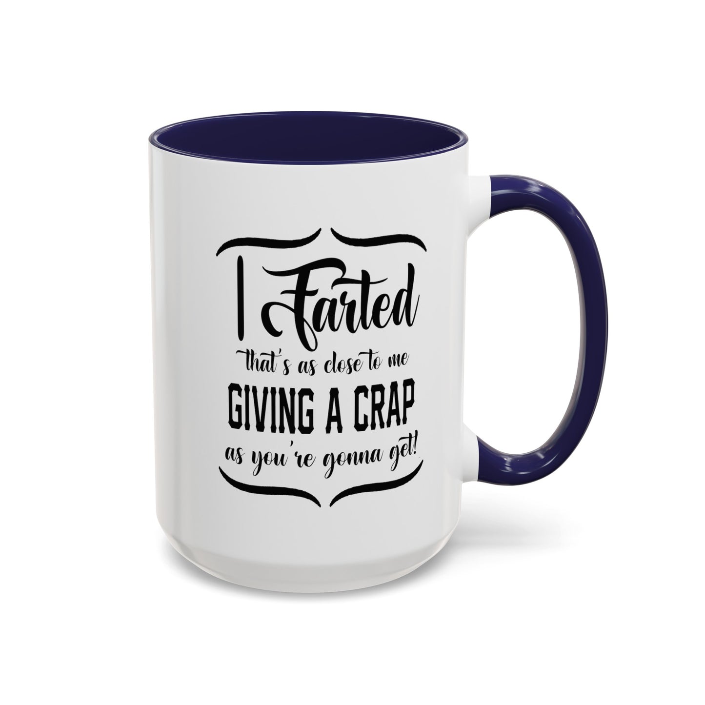 Giving a Crap-Accent Coffee Mug (11, 15oz)