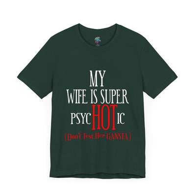 Psychotic-Wife-Jersey Knit T-Shirt