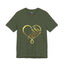 Faith Heart-Jersey Knit T-Shirt