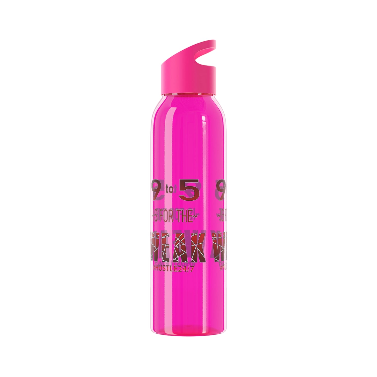 9 to 5-Sky Water Bottle, 21.9oz