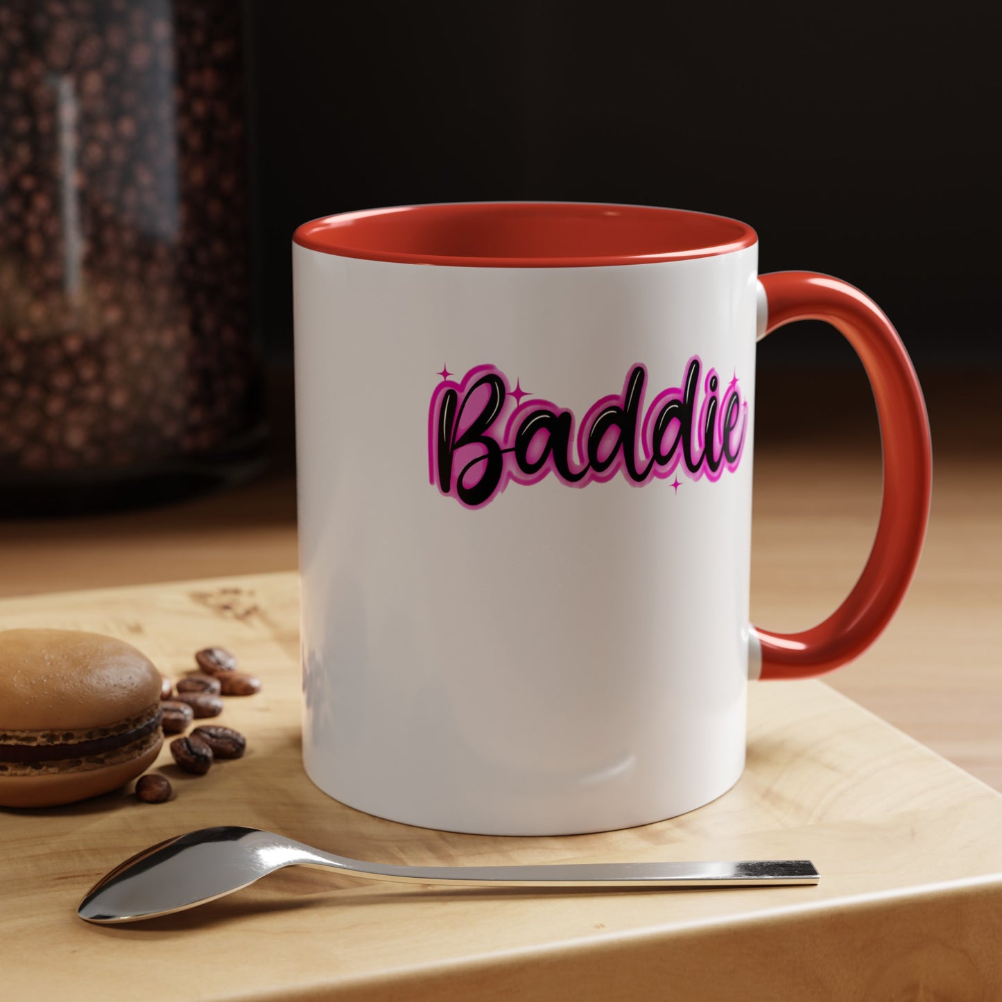 Baddie Gradient-Accent Coffee Mug (11, 15oz)