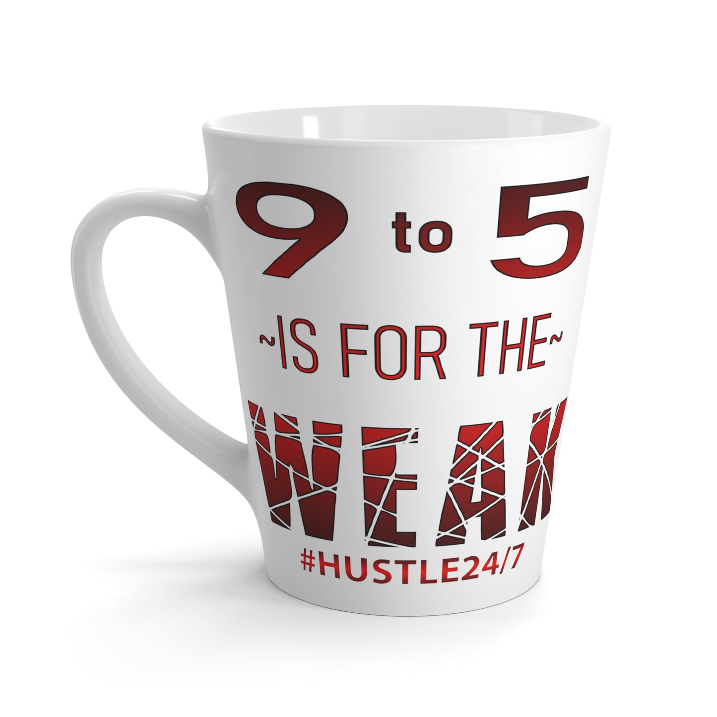 9 to 5-Latte Mug, 12oz
