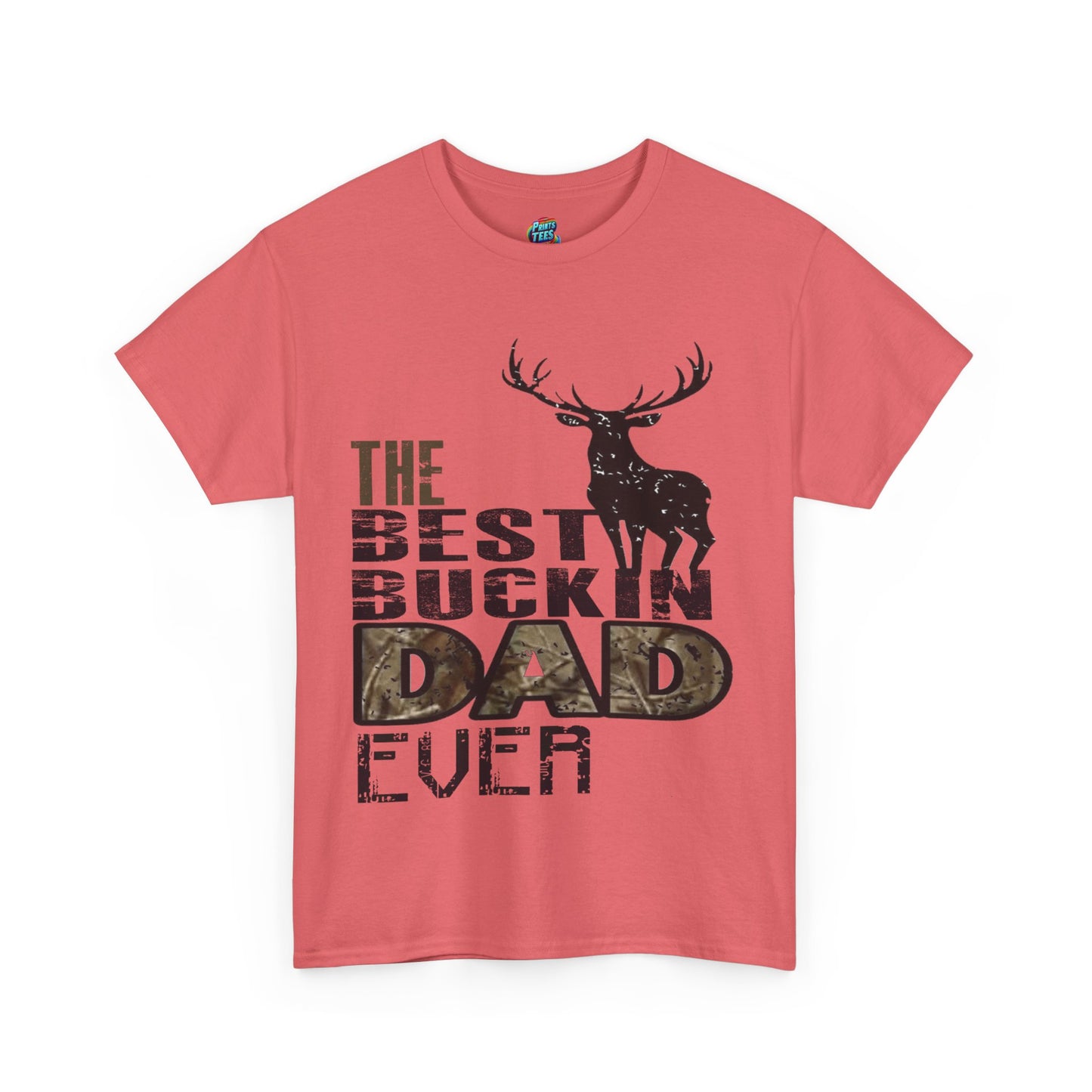 Best Buckin'Dad-Heavy Cotton Classic Tee