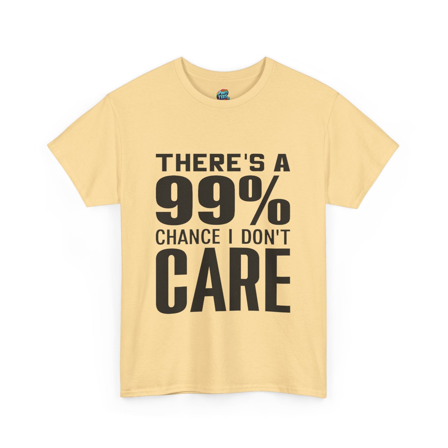 I Don't Care-Heavy Cotton Classic Tee