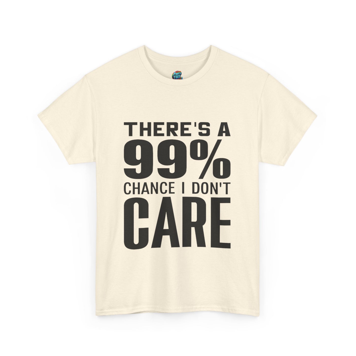 I Don't Care-Heavy Cotton Classic Tee