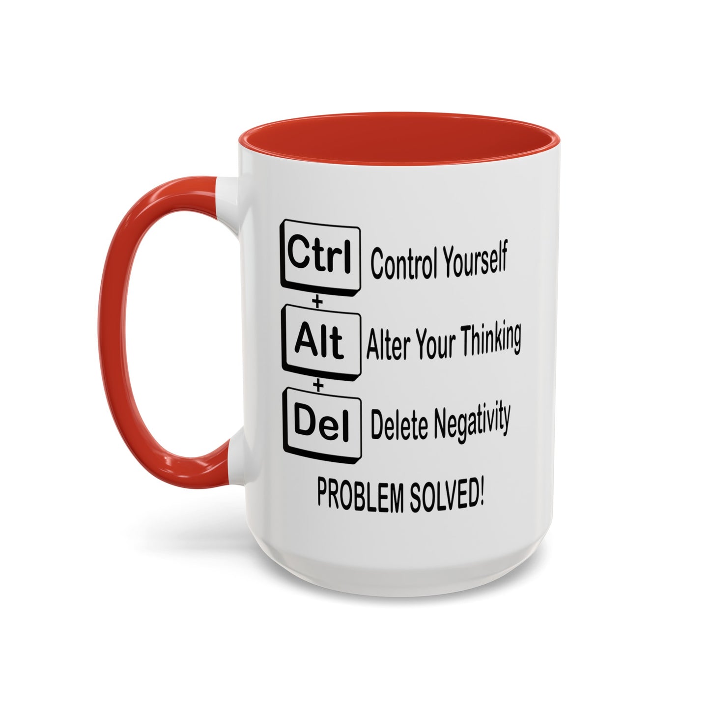 Ctrl-Alt-Del-Accent Coffee Mug (11, 15oz)