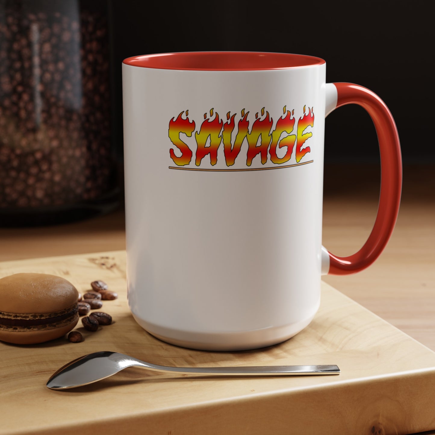 Savage Fire -Accent Coffee Mug (11, 15oz)