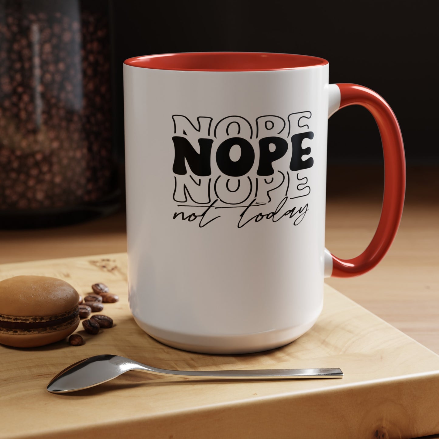 Nope-Accent Coffee Mug (11, 15oz)