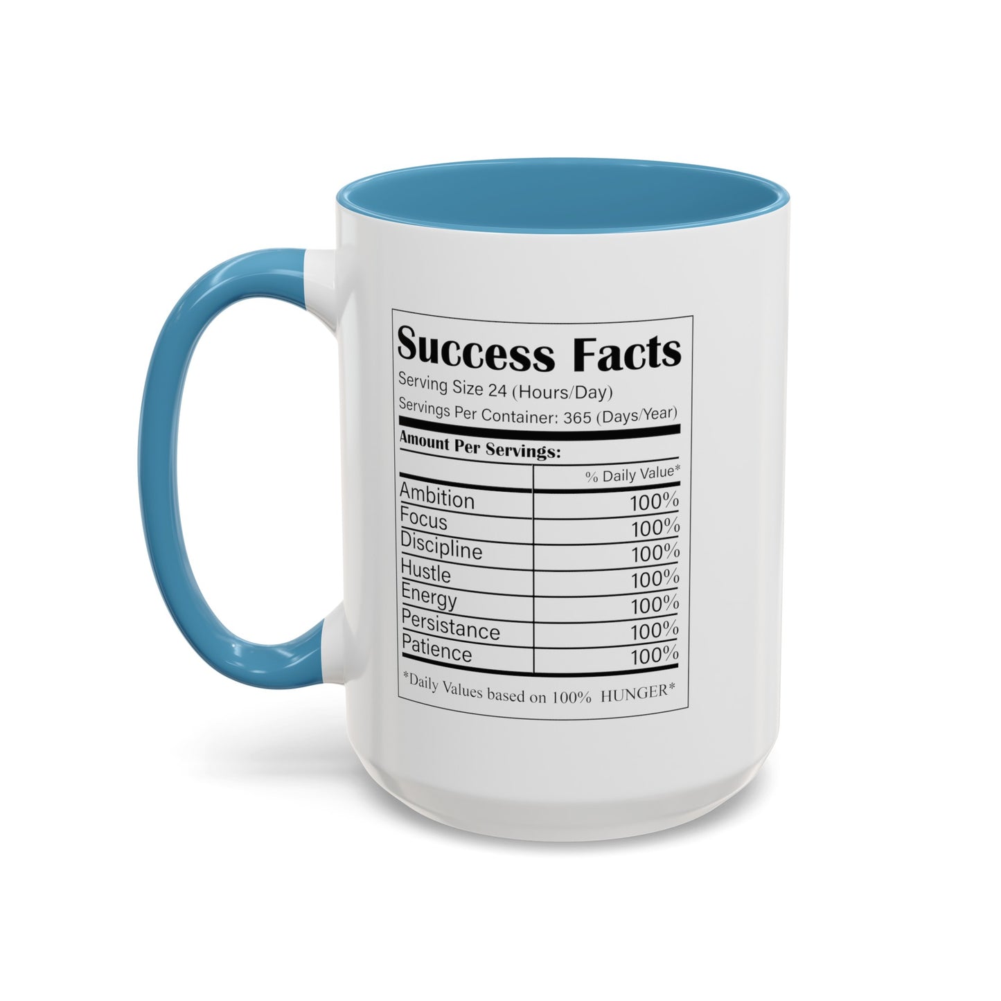 Success Facts-Accent Coffee Mug (11, 15oz)