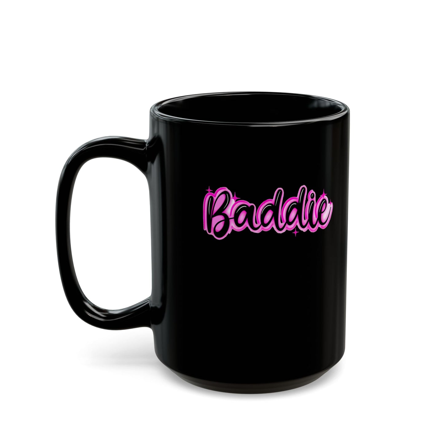 Baddie Gradient-Black Mug (11oz, 15oz)