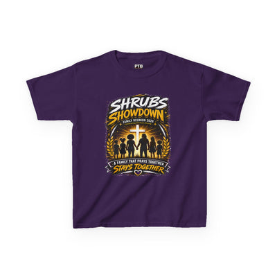 Shrubs Showdown Family Reunion Kids T-Shirt 2026