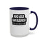 Mind Yours or Invest-Accent Coffee Mug (11, 15oz)