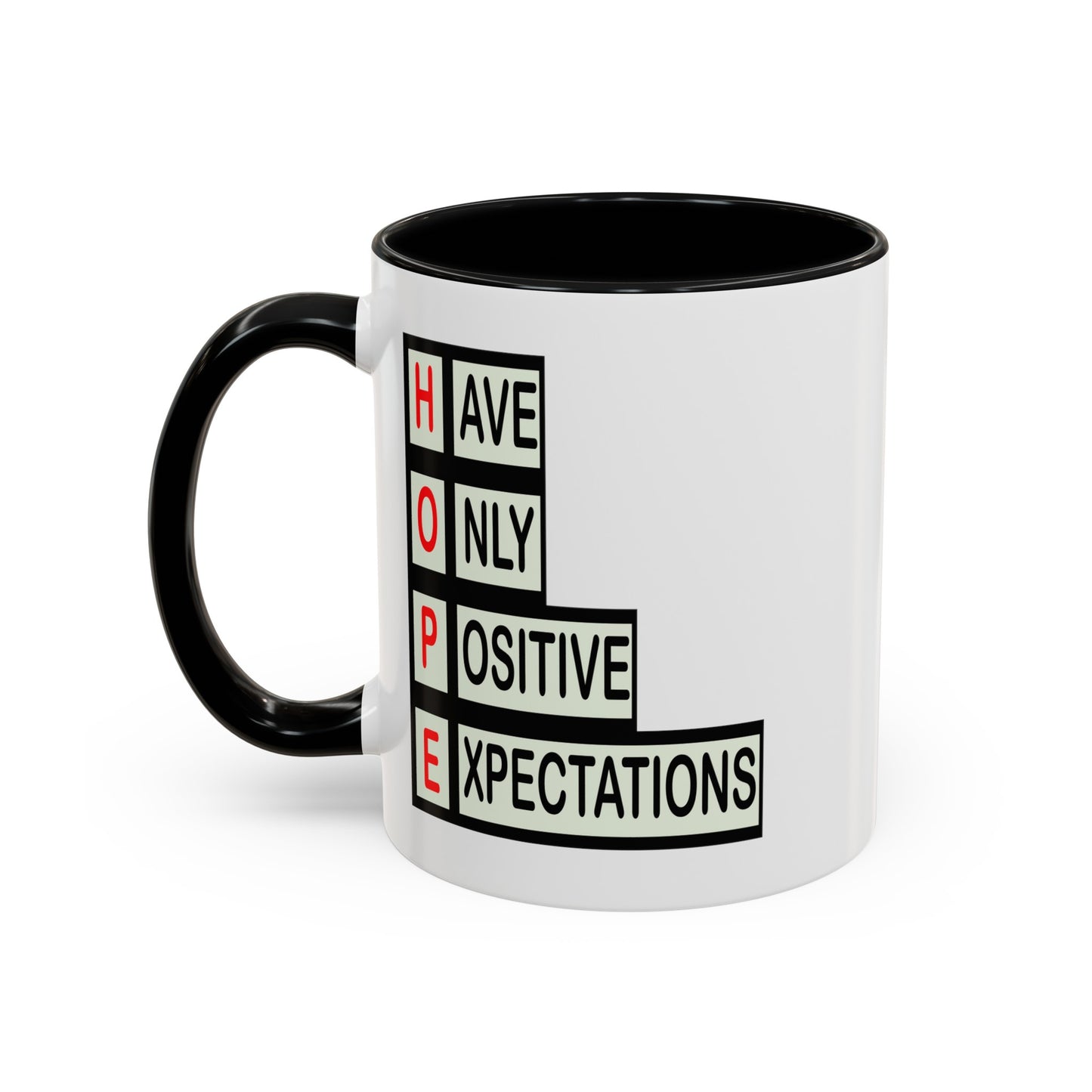 Hope Blocks-Accent Coffee Mug (11, 15oz)